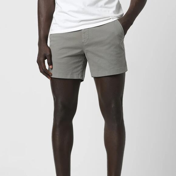 Bear Bottom Other - Bear Bottom Charcoal Gray 7” Summer Casual Chinos Stretch Shorts Mens L Preppy